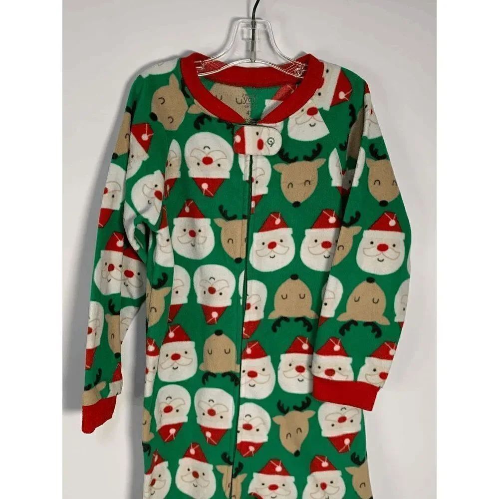 Carter's Christmas Footed Onsie - Picture 6 of 6
